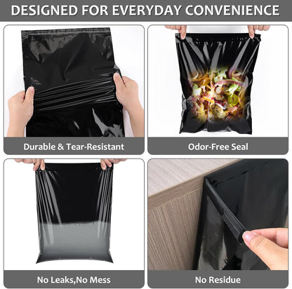 Accmor Hanging Car Trash Bags, 30 Count Disposable Garbage Bags, 2 Gallon Large Capacity Headrest Waist Bin for Sedan, SUV, Truck, RV, Easy Tear Roll, Easy Stick-On, Leak-proof