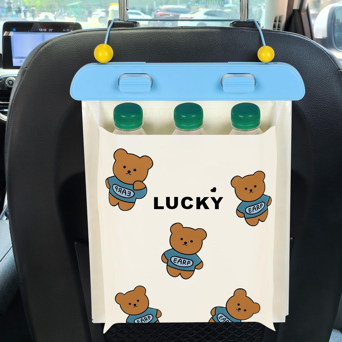 Accmor Disposable Car Trash Bag, 20 Pcs Car Garbage Bag Hanging Vehicle Trash Can Auto Rubbish Pouch Dustbin Bags Garbage Container Car Accessories, Leakproof, Smellproof, Portable for Women & Adults