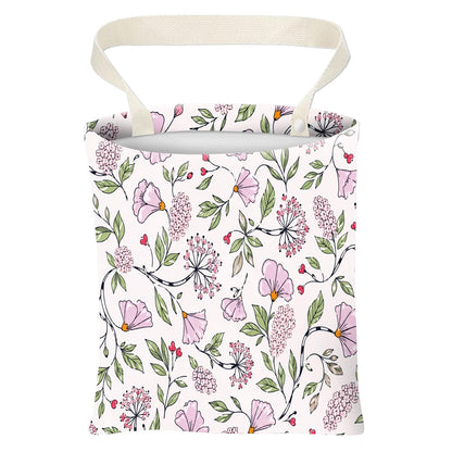 Car Trash Can, Cute Car Trash Bag, Hanging Car Organizer and Storage Bag, Trash Bin for Car Accessories, Vehicle, Travelling, Camping Cute Cherry Leopard Print