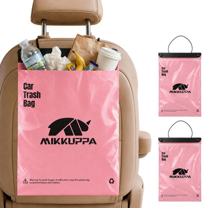 MIKKUPPA Disposable Car Trash Bags - 50 Count Hanging Trash Bag