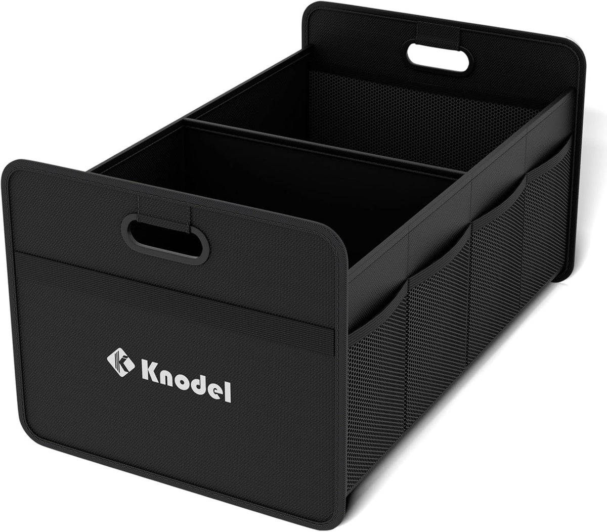 K KNODEL Foldable Trunk Storage Organizer for Car and Sedan (Small, Black)