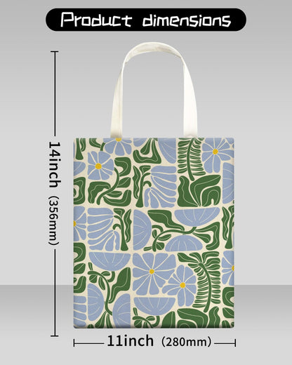 Car Trash Can, Seat Back Hanging Trash Bag, Cute Canvas Garbage Bag, Essential Car Trash Bin Cars Organizers Floral Leaves