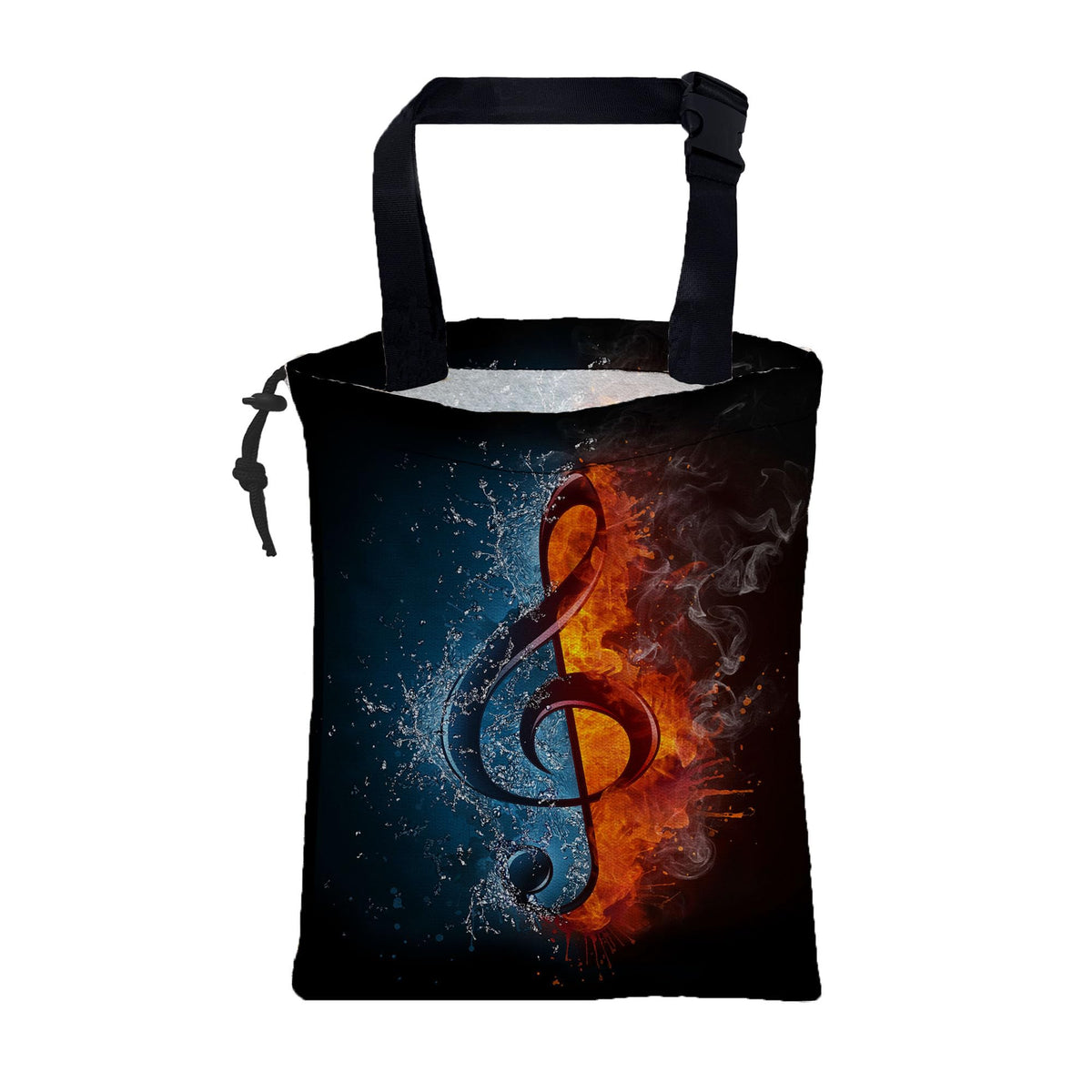 British Shorthair Cat Car Garbage Bag Colorful Splash Drawstring Car Trash Bag Hanging for Back Seat with Adjustable Buckle Canvas Vehicle Trash Can Easy-to-Install