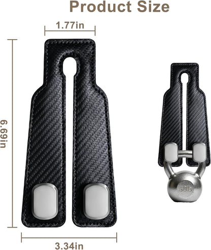 Universial Hooks for Car Seat Headrest, 2Packs Headrest Hooks for Car, Organizer for Purses and Bags, Vehicle Seat Storage Hooks, Essential for Car Travel, Space-Saving, Durable Leather