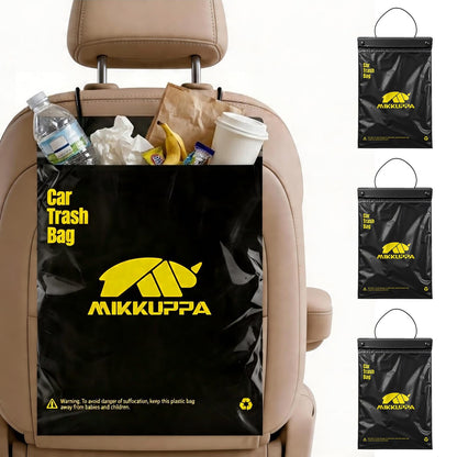 MIKKUPPA Disposable Car Trash Bags - 50 Count Hanging Trash Bag