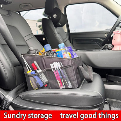 Car Organizer - Car Organizers and Storage, Collapsible Small Car Seat Storage Organizer for Console Front/Back, Automotive Backseat Organizer Passenger Seat Organizer