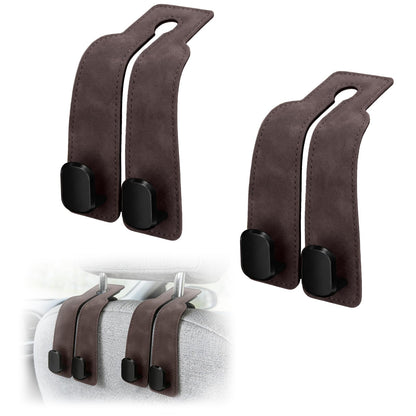 Car Seat Hooks Dual Hangers Storage Organization Gadgets Accessories 2 Pack