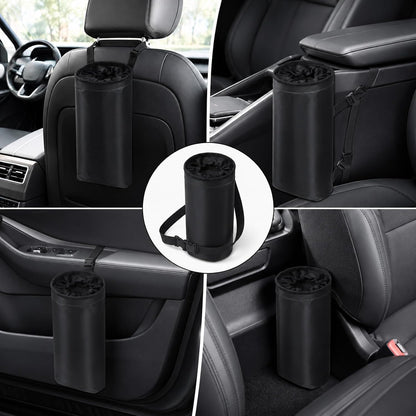 2PCS Washable Detachable Car Garbage Bag Hanging Cars Accessories