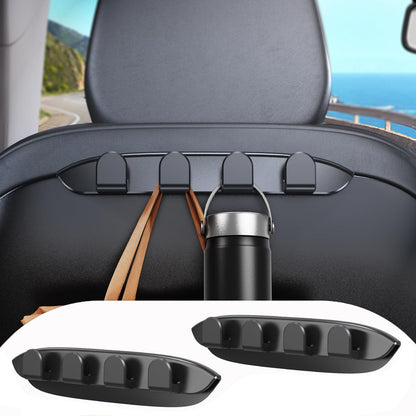 1 Pack Car Seat Hooks & Magnetic Phone Holder for Tesla Model Y(Juniper) Model 3(Highland) Accessories 2026 2025 2024 2023 2022 2021, Car Seat Back Storage Purse/Bag/Hat Hook for iPhone