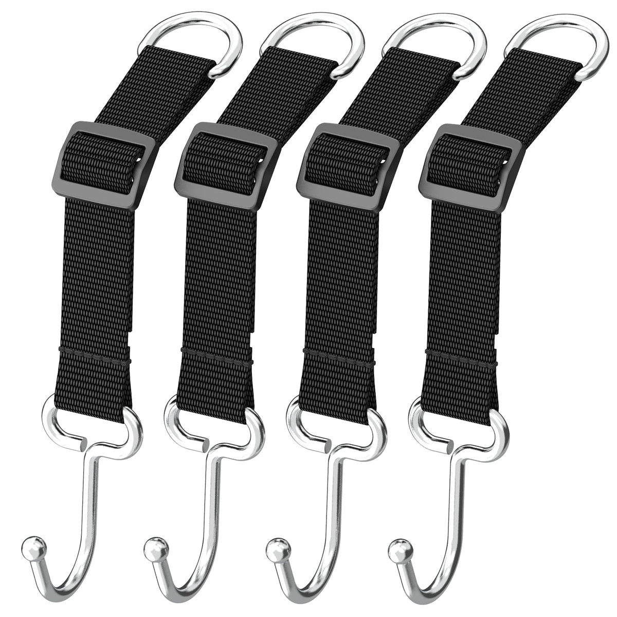Car Seat Headrest Hooks, 4-Pack