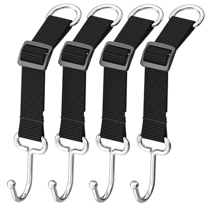 Car Seat Headrest Hooks, 4-Pack