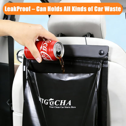 Disposable Car Trash Bags Hanging(20 Pcs),Leak-Proof,Smell-Proof