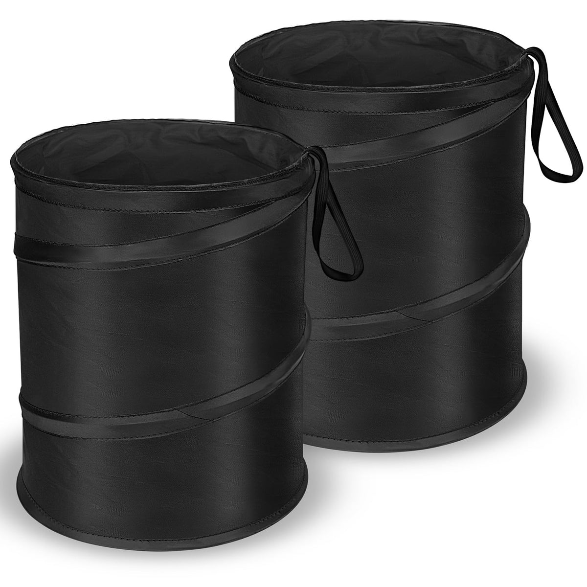 Car Trash Can, 2 Packs Mini Collapsible Pop-up Compact Garbage Can