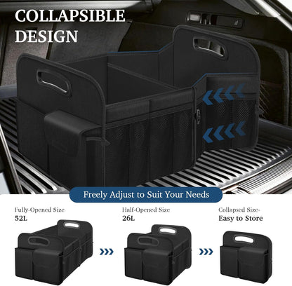 Femuar Car Trunk Organizer-Collapsible Car Storage for Suv/Jeep/Sedan