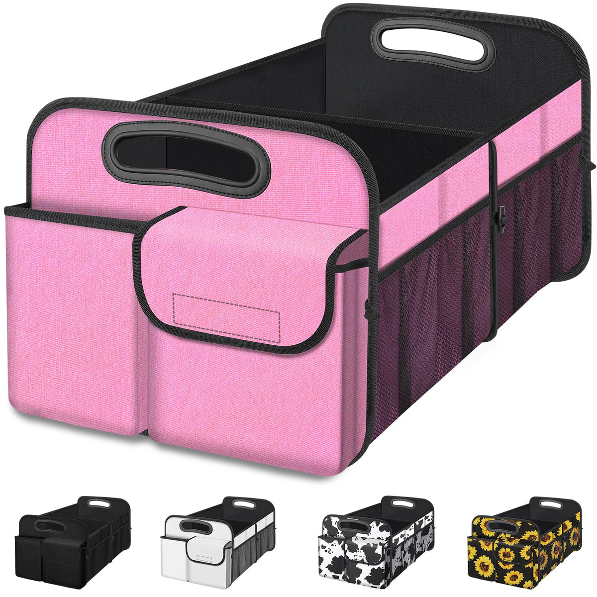 Femuar Car Trunk Organizer-Collapsible Car Storage for Suv/Jeep/Sedan