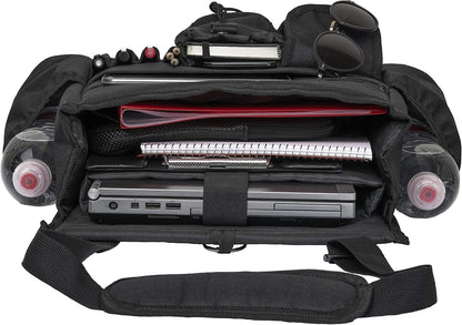 Tidify Car Front Seat Organizer [2025 UPDATED] with Dedicated Tablet and Laptop Storage Stabilizing Side Straps Soft Adjustable Shoulder Strap and Hardened Buckles Your Office Away from Office.