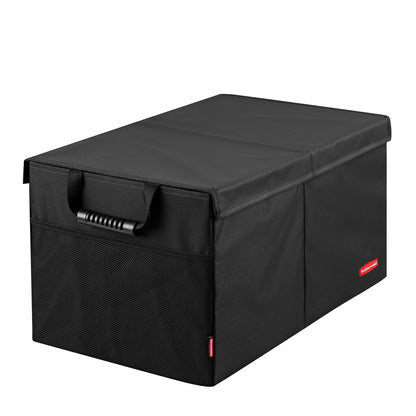 Rubbermaid Car Organizer, Collapsible Trunk Organizer, Multi-Compartment Car Storage Organization for Car Accessories, 2 Compartments With Cover, 21.65"*14.17"*12.2"