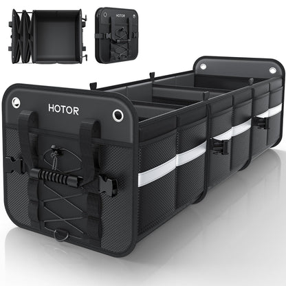 HOTOR Trunk Organizer for SUV – Car Storage Box Collapsible Car Organizer