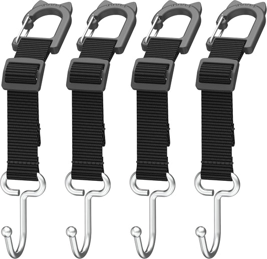 Car Seat Headrest Hooks, 4-Pack