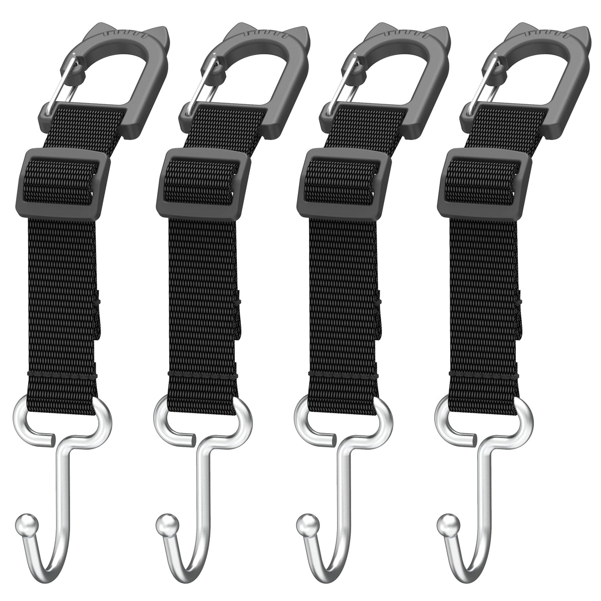 Car Seat Headrest Hooks, 4-Pack