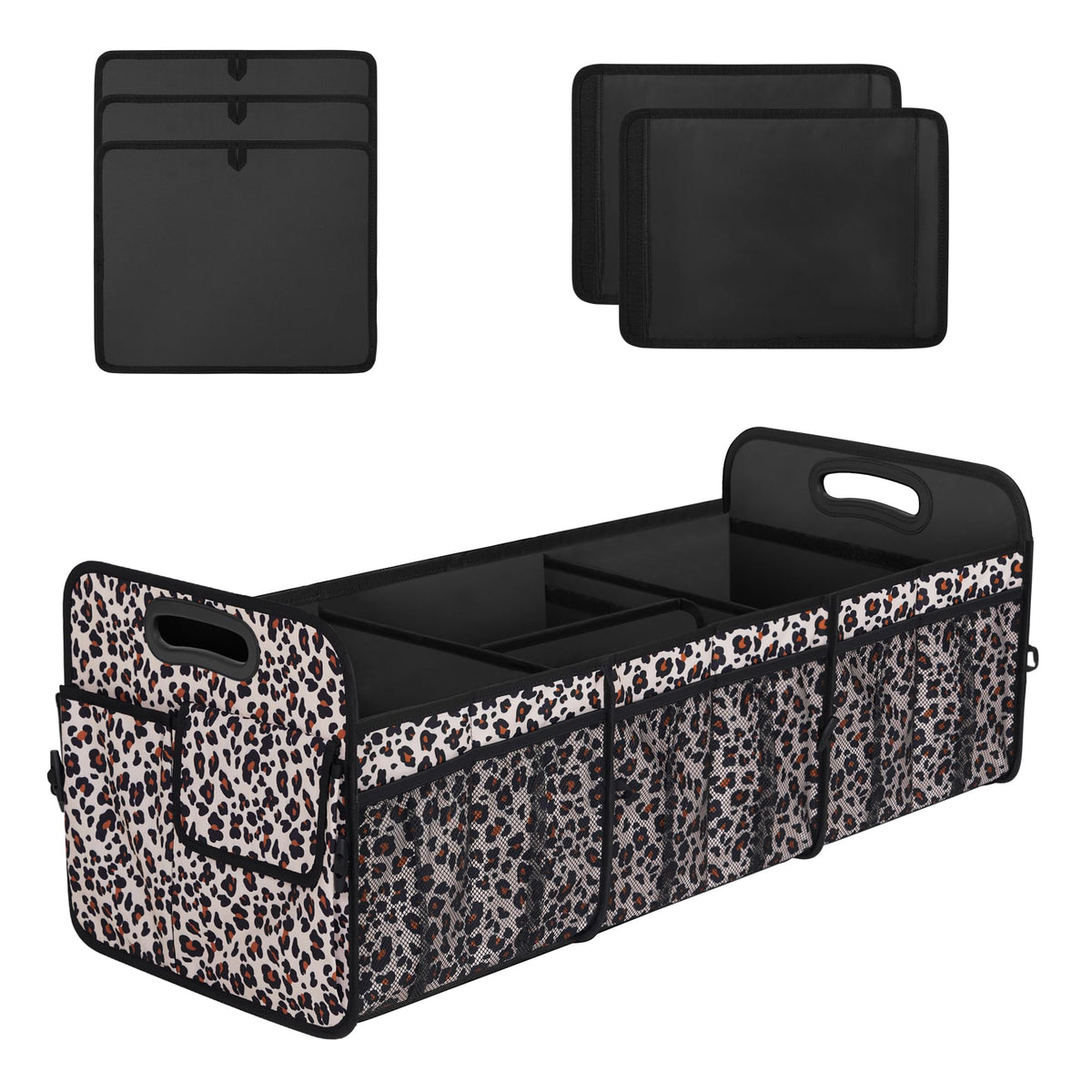 Femuar Car Trunk Organizer-Collapsible Car Storage for Suv/Jeep/Sedan