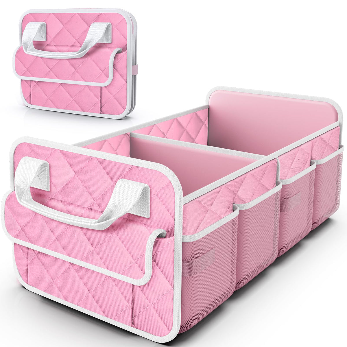 HOTOR Trunk Organizer for SUV – Foldable Car Organizers and Storage