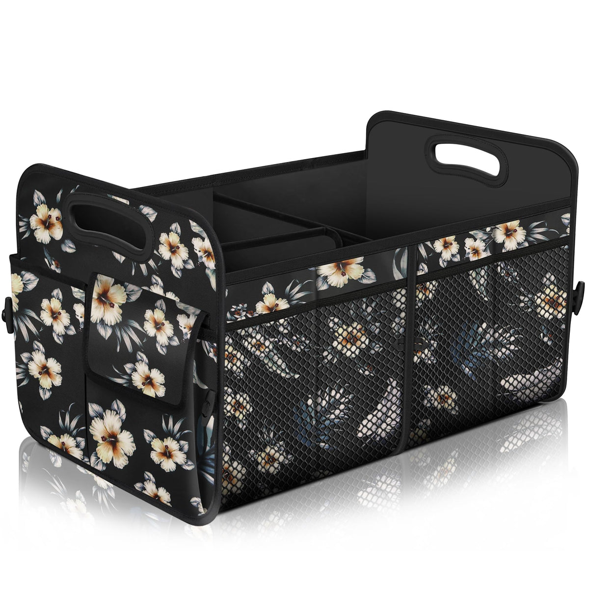 Femuar Car Trunk Organizer-Collapsible Car Storage for Suv/Jeep/Sedan
