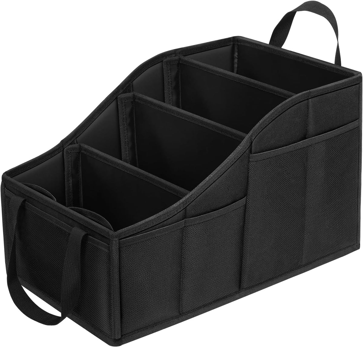 YOHOOLYO Car Seat Organizer with 4 Compartments, 4 Cup Holders