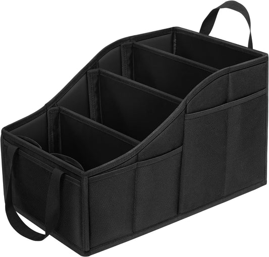 YOHOOLYO Car Seat Organizer with 4 Compartments, 4 Cup Holders