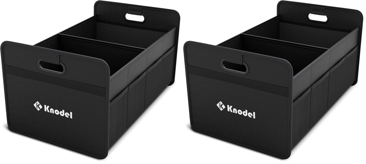 K KNODEL Foldable Trunk Storage Organizer for Car and Suv (Medium, Black)
