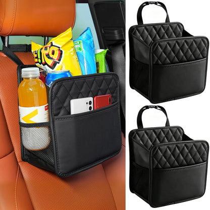 FrgKbTm Car Seat Back Hanging Bag Car Document Holder Multi-Pocket Bottle Bag Storage Box Organizer Travel Tidy Pouch Pocket Kids