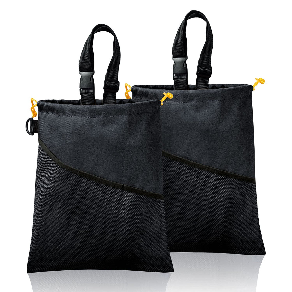 GNEGNI 2PCS Hanging Car Garbage Can - Waterproof Leakproof Trash Bag