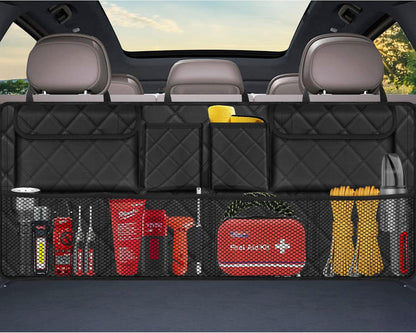 Femuar Trunk Organizer, Hanging Backseat Car Storage Bag for SUV (42"*18")