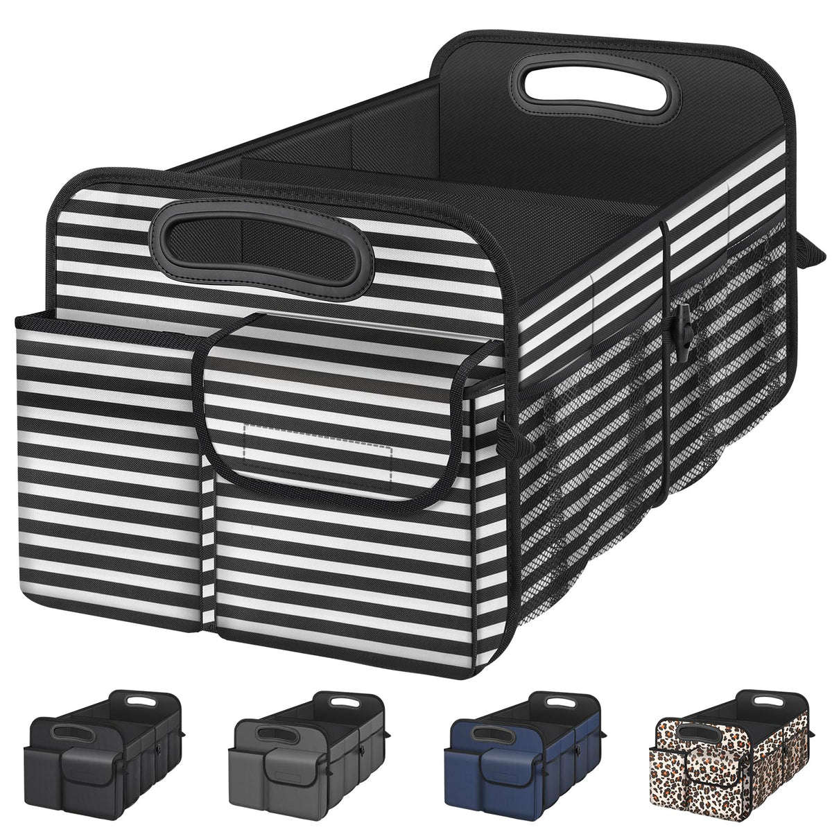 Femuar Car Trunk Organizer-Collapsible Car Storage for Suv/Jeep/Sedan