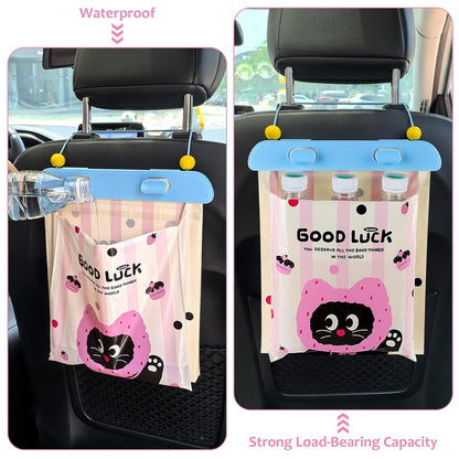 Accmor Disposable Car Trash Bag, 20 Pcs Car Garbage Bag Hanging Vehicle Trash Can Auto Rubbish Pouch Dustbin Bags Garbage Container Car Accessories, Leakproof, Smellproof, Portable for Women & Adults