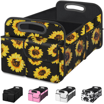 Femuar Car Trunk Organizer-Collapsible Car Storage for Suv/Jeep/Sedan