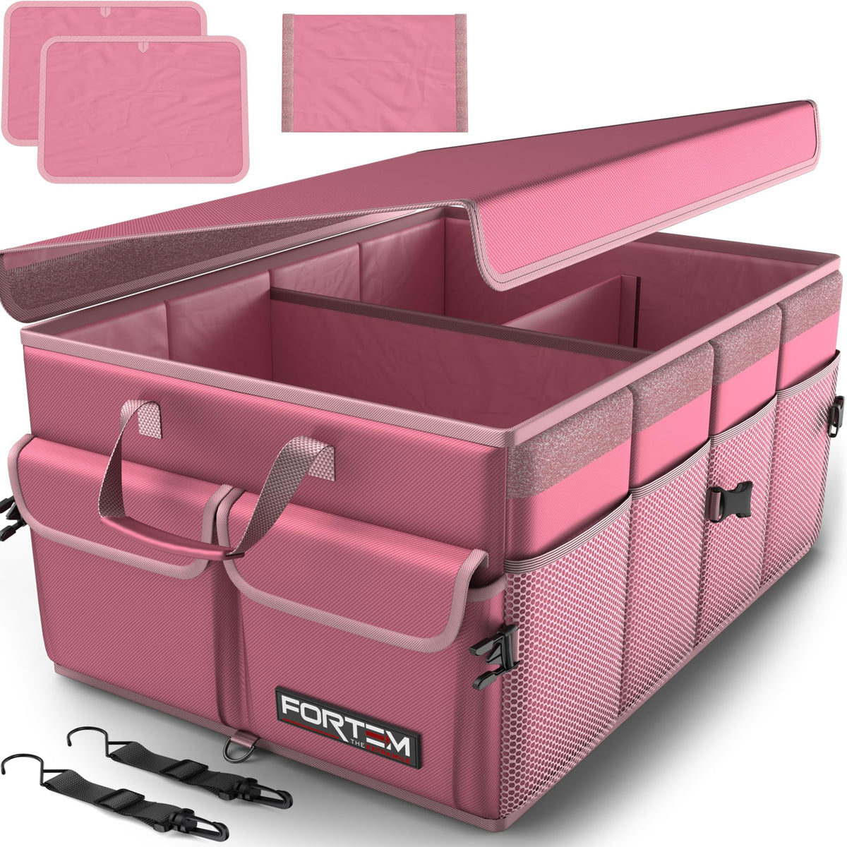 FORTEM Trunk Organizer - Foldable Car Organizer & Storage for SUVs & Trucks