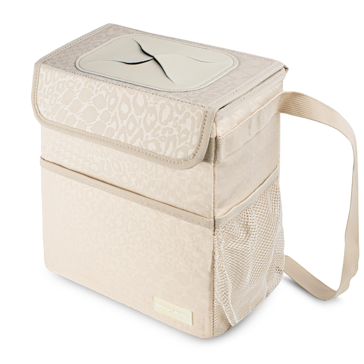 SIBOFUEGO Cute Car Trash Can with Lid, Collapsible, Leak-Proof, 2 Gallon