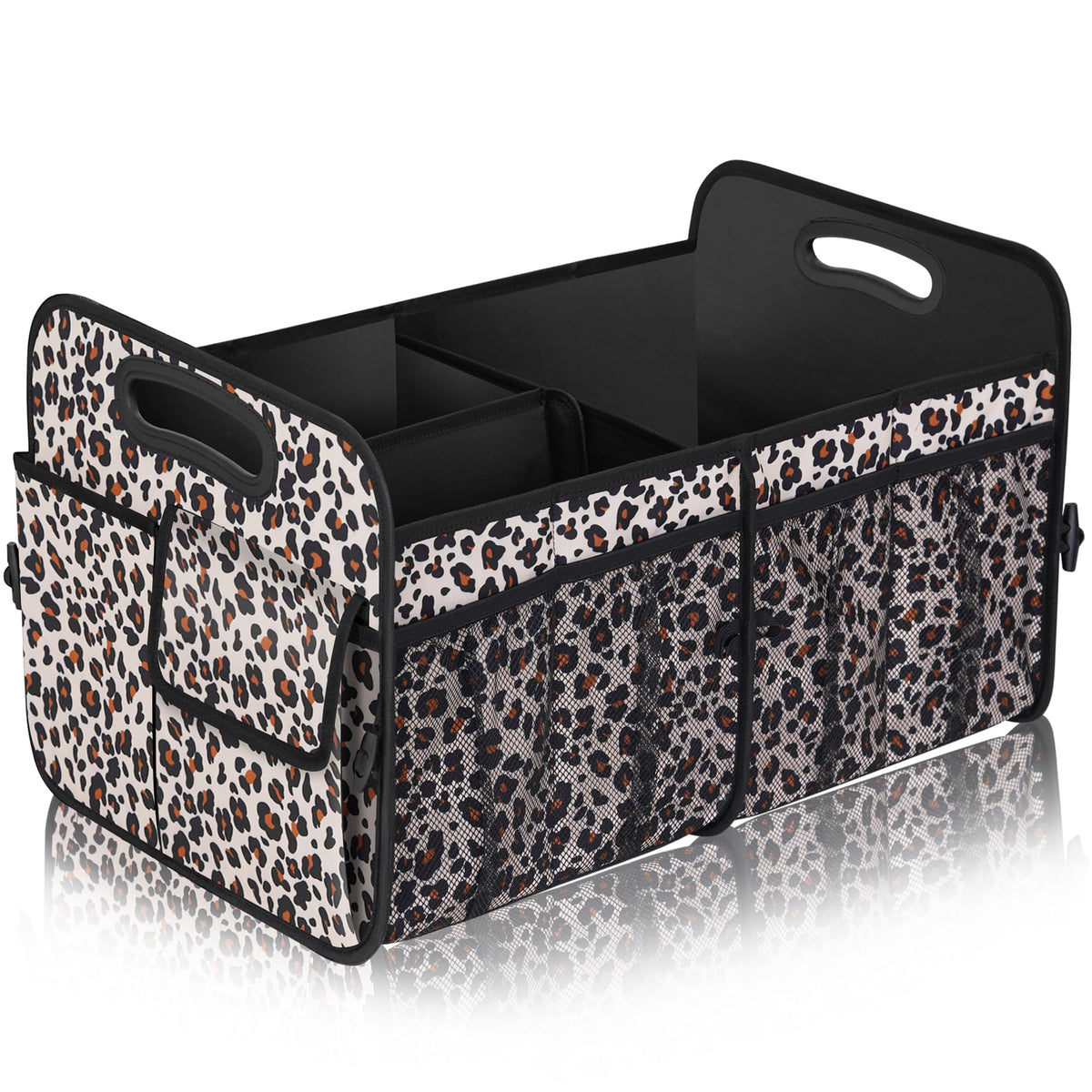 Femuar Car Trunk Organizer-Collapsible Car Storage for Suv/Jeep/Sedan