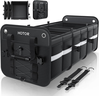 HOTOR Trunk Organizer for SUV – Car Storage Box Collapsible Car Organizer