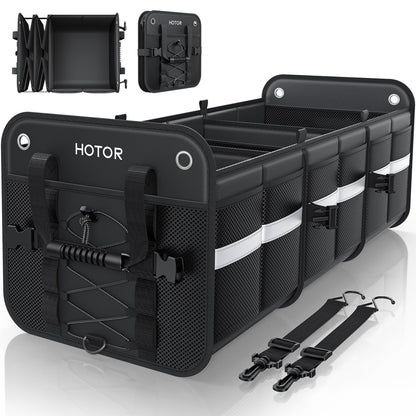 HOTOR Trunk Organizer for SUV – Car Storage Box Collapsible Car Organizer