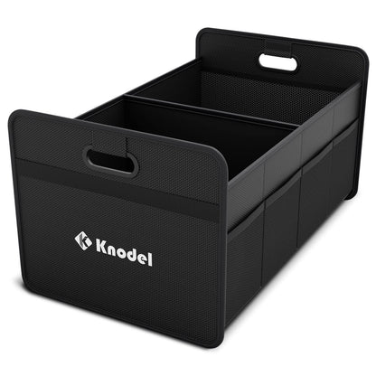 K KNODEL Foldable Trunk Storage Organizer for Car and Sedan (Small, Black)