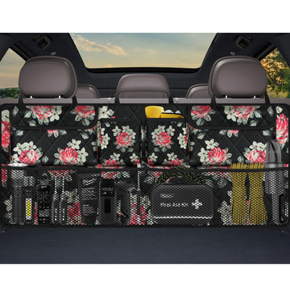 Femuar Trunk Organizer, Hanging Backseat Car Storage Bag for SUV (42"*18")