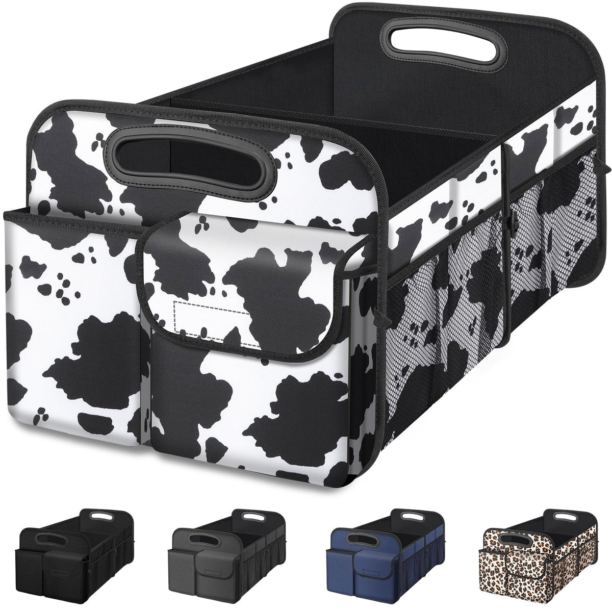 Femuar Car Trunk Organizer-Collapsible Car Storage for Suv/Jeep/Sedan