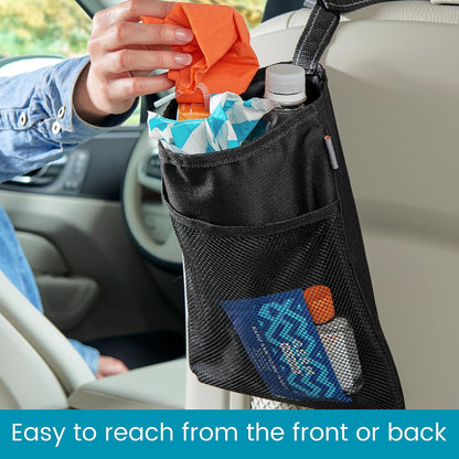 High Road Compact Hanging Car Trash Bag for Front or Back Seat