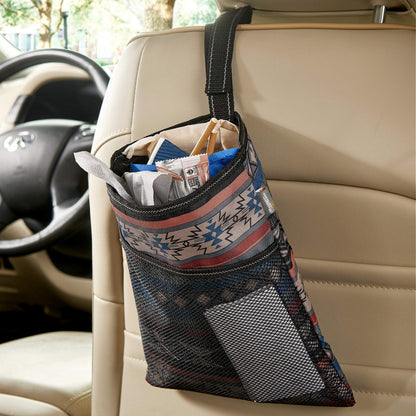 High Road Small Car Trash Bag with Waterproof Liner and Storage Pocket