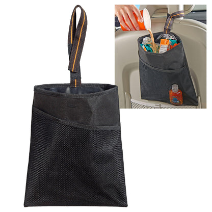 High Road Small Car Trash Bag with Waterproof Liner and Storage Pocket