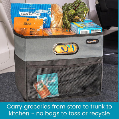 CargoCube Car Trunk Storage Bins - Set of 2 Leakproof Car Box Organizers